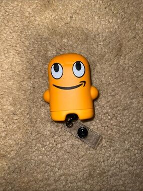 NEW!!  AMAZON MASCOT- PECCY BADGE REEL